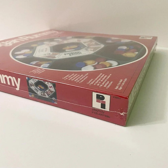 Michigan Rummy Board Game Classic Gin Rummy Game Tray Playtoy Damaged Box - Picture 8 of 16